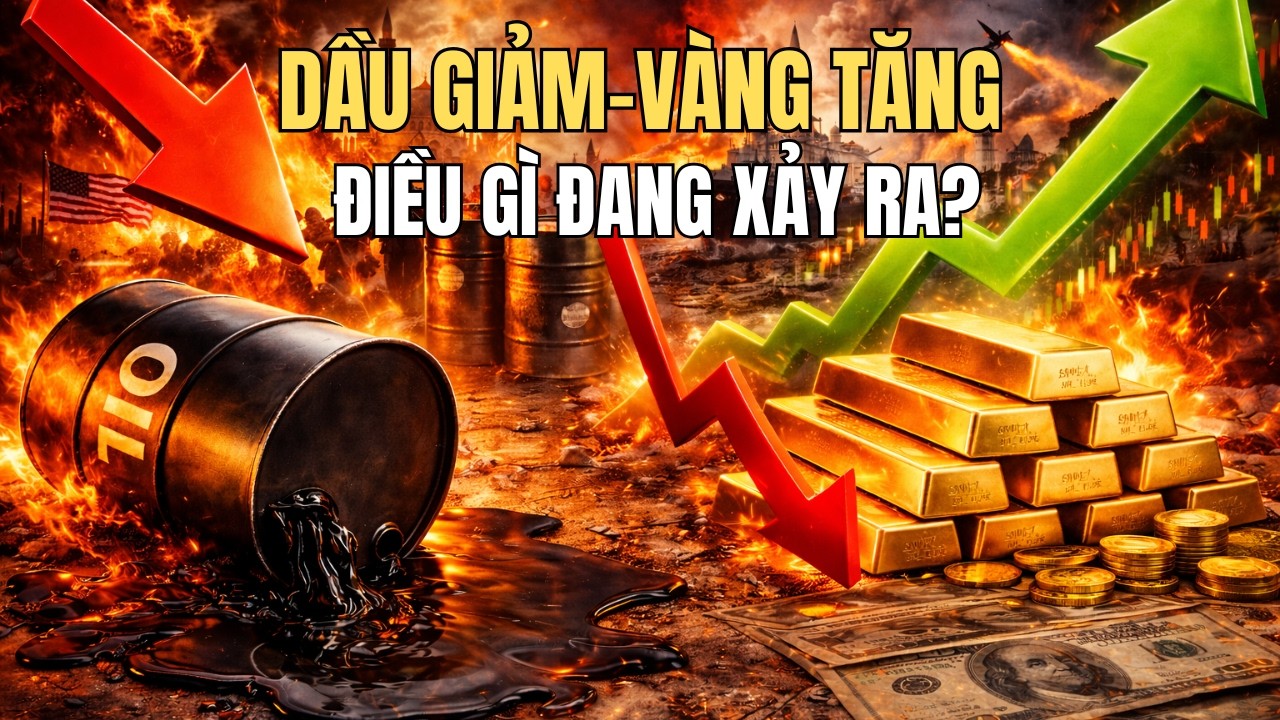 Dầu Về Quanh 90$ Vàng Lập Tức Bật Lên Gần 5.200$: Thị Trường Đang Ngửi Thấy Điều Gì?