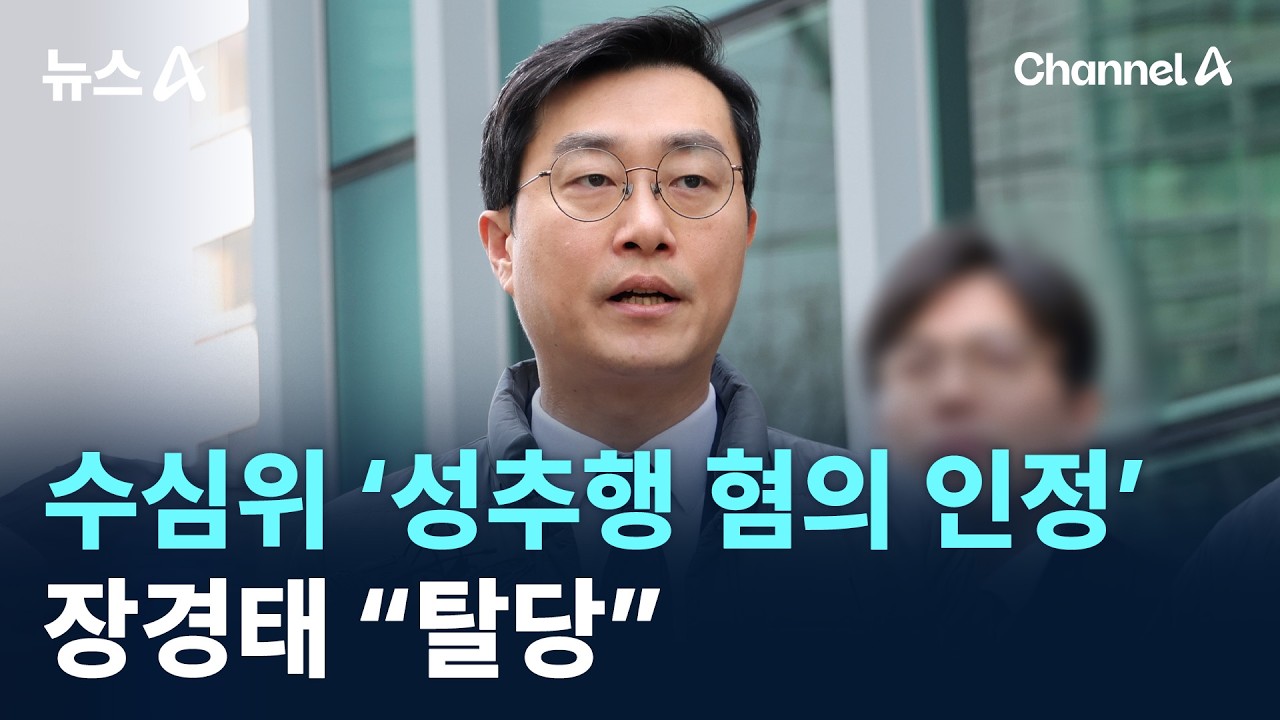 수사심의위 &lsquo;성추행 혐의 인정&rsquo;&hellip;장경태 &ldquo;탈당&rdquo; / 채널A / 뉴스A