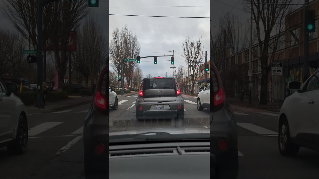 Driving in Portland Oregon 