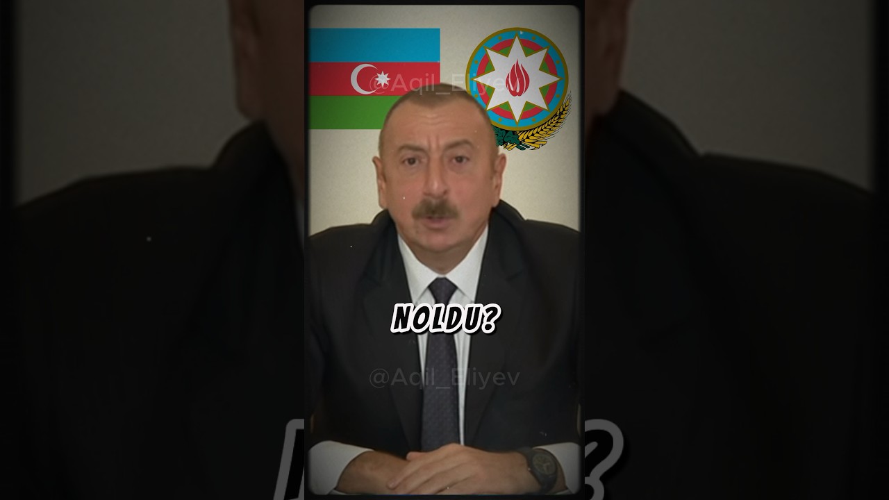 İlham Əliyevin xalqa m&uuml;raciəti &ldquo;noldu Paşinyan ?&hellip;#qarabağazərbaycandır #ilhaməliyev