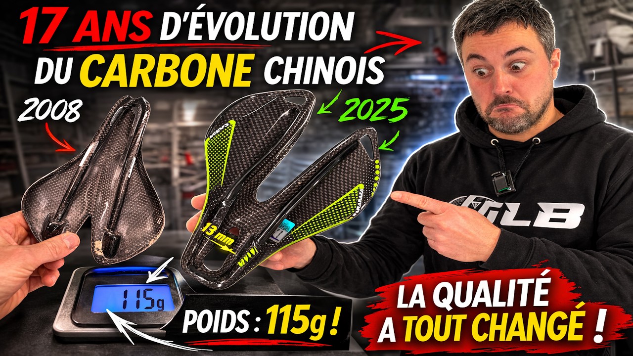 J’ai testé une selle carbone Aliexpress… le carbone chinois est-il devenu fiable ?
