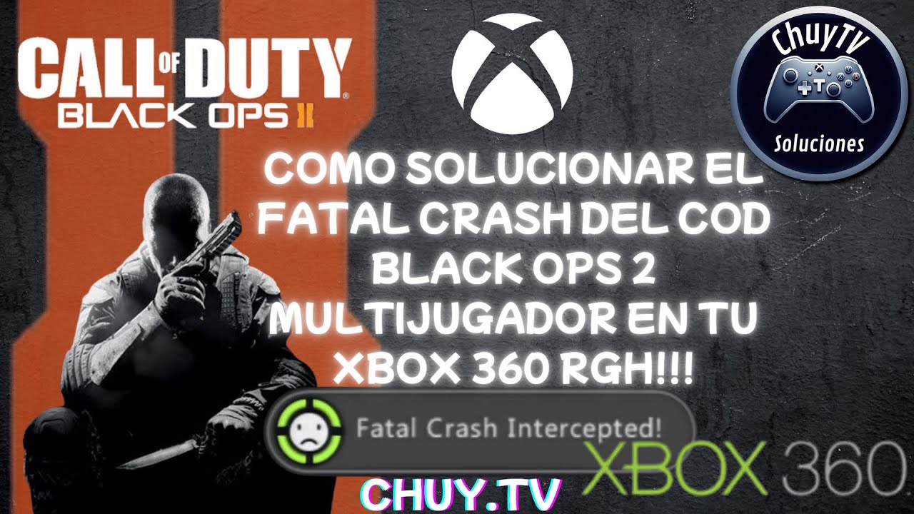 Como Solucionar el fatal crash al querer jugar multijugador en COD Black Ops 2 en el Xbox 360 RGH!!!
