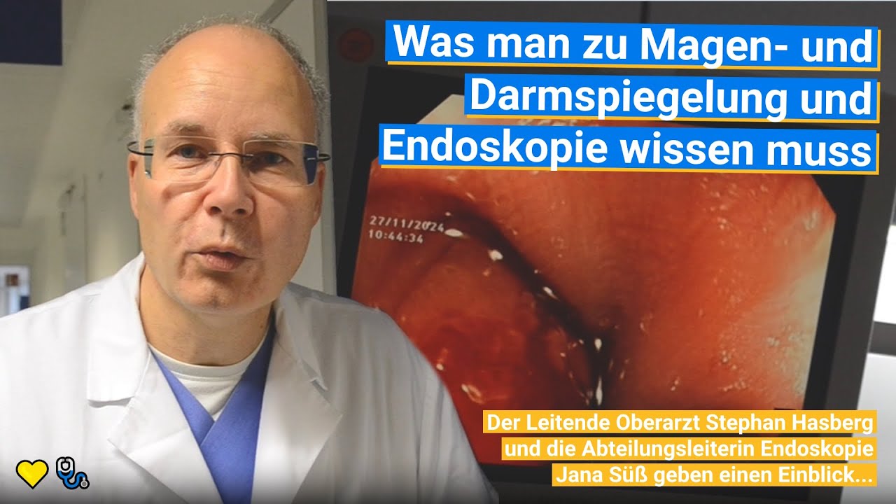 Tut eine Magenspiegelung weh? Endoskopie erklärt von Oberarzt Stephan Hasberg | Krankenhaus Porz 💛🩺