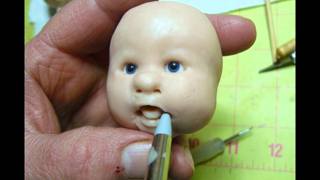 How I Sculpt My Polymer Clay Babies by Julie Carpenter