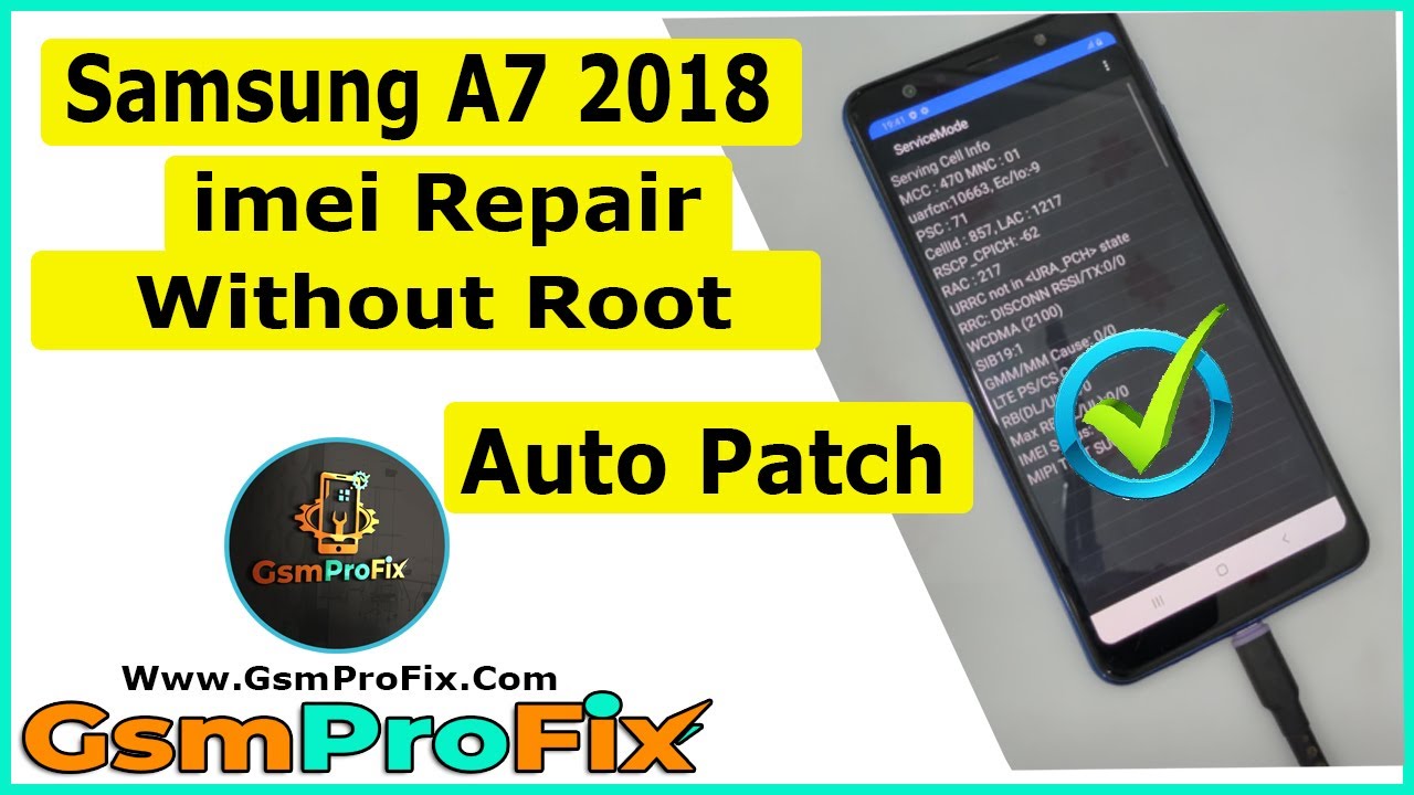 Samsung A7 2018 imei Repair Without Root SM-A750FN imei Repair NG Fix