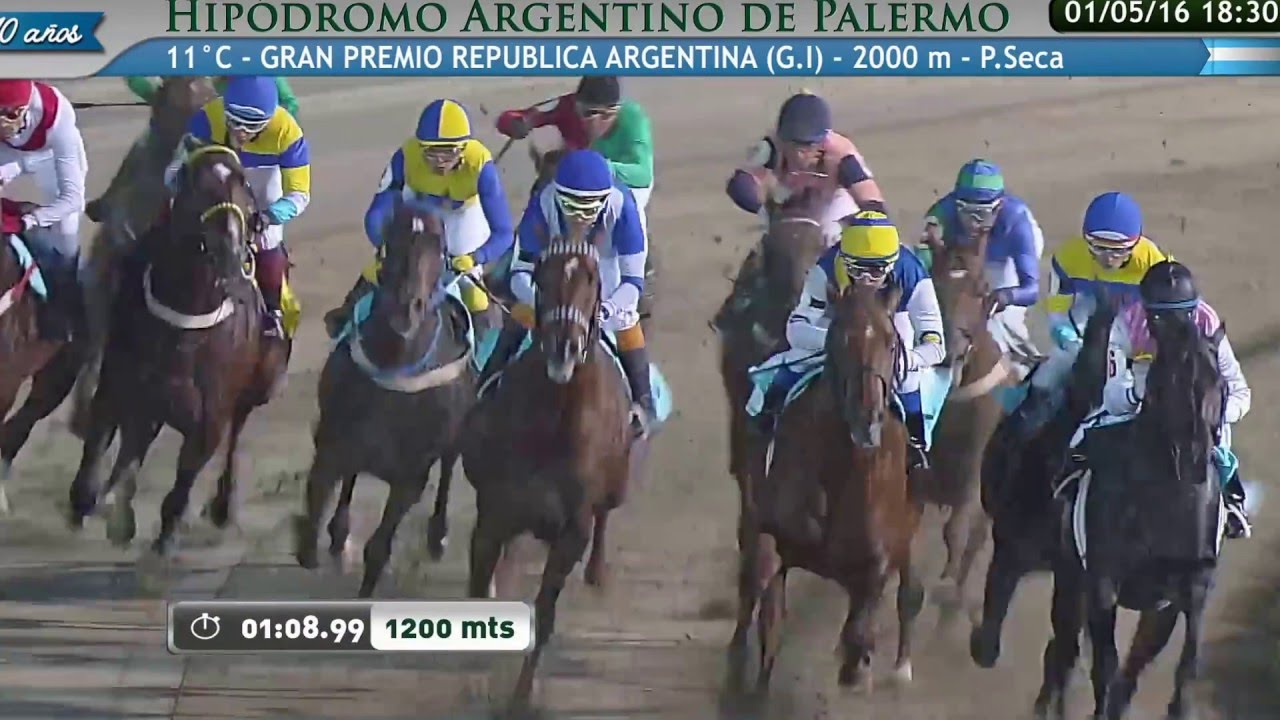 GRAN PREMIO REPUBLICA ARGENTINA G  I COPA 140 AÑOS DEL HIPODROMO ARGENTINO DE PALERMO