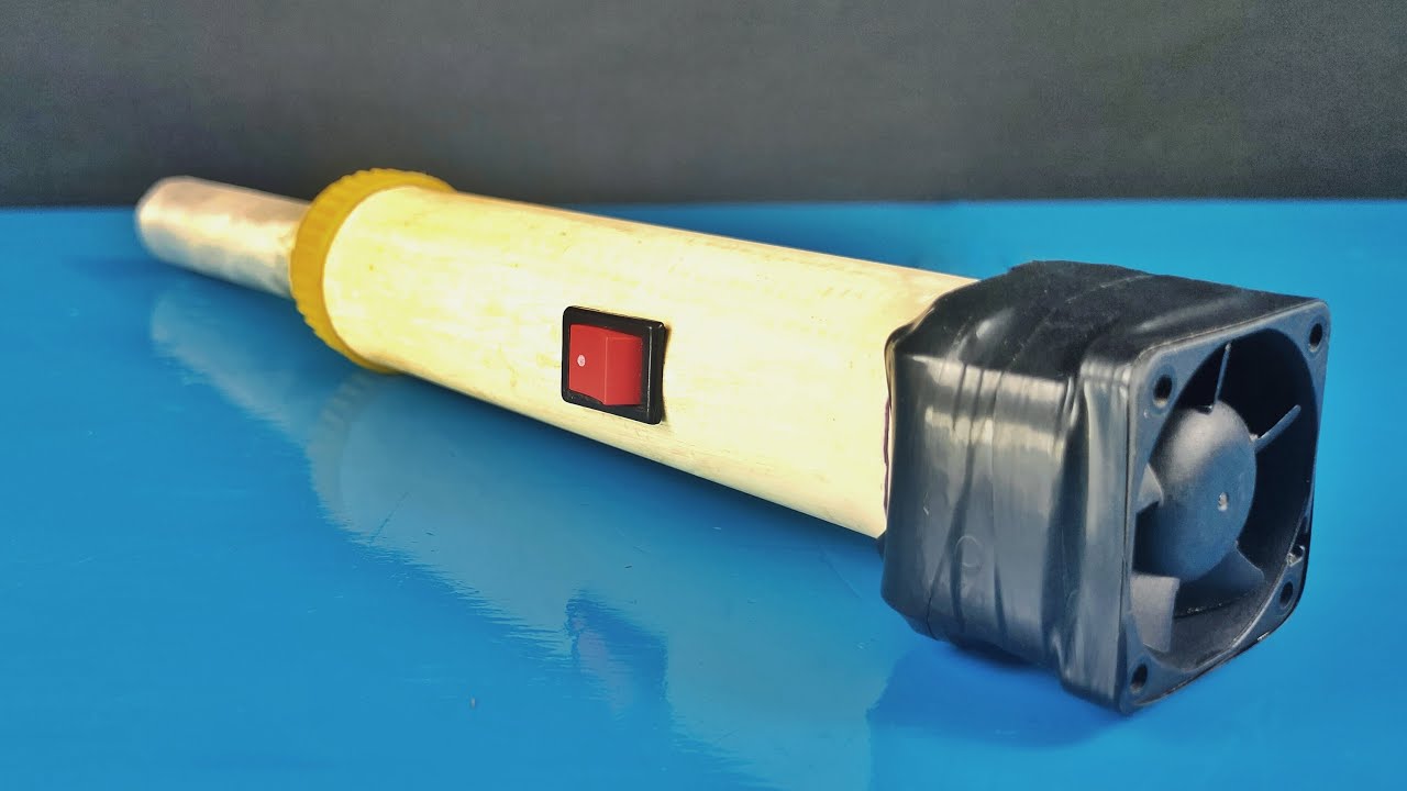 How To Make a Powerful Hot Air Gun From a Soldering Plug 100w - Simple at Home
