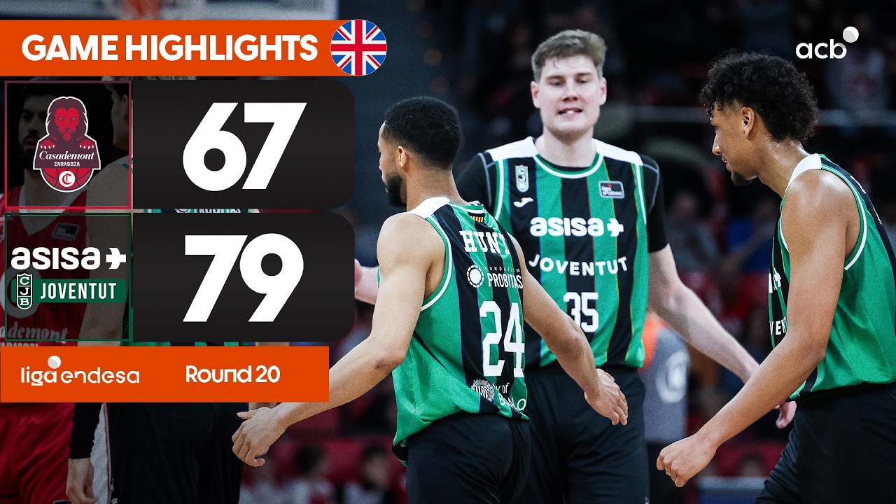 Casademont Zaragoza - Asisa Joventut (67-79) GAME HIGHLIGHTS  | Liga Endesa 2025-26