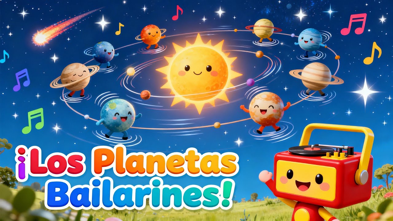 🎶 Los Planetas Bailarines &ndash; Canci&oacute;n Infantil Educativa del Sistema Solar | La Cajita Musical