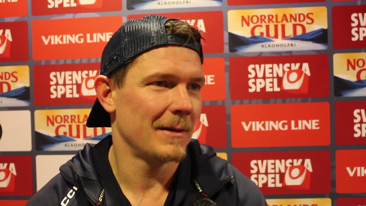 260118 Intervju med Patrik Zackrisson, SSK efter matchen mot Oskarshamn