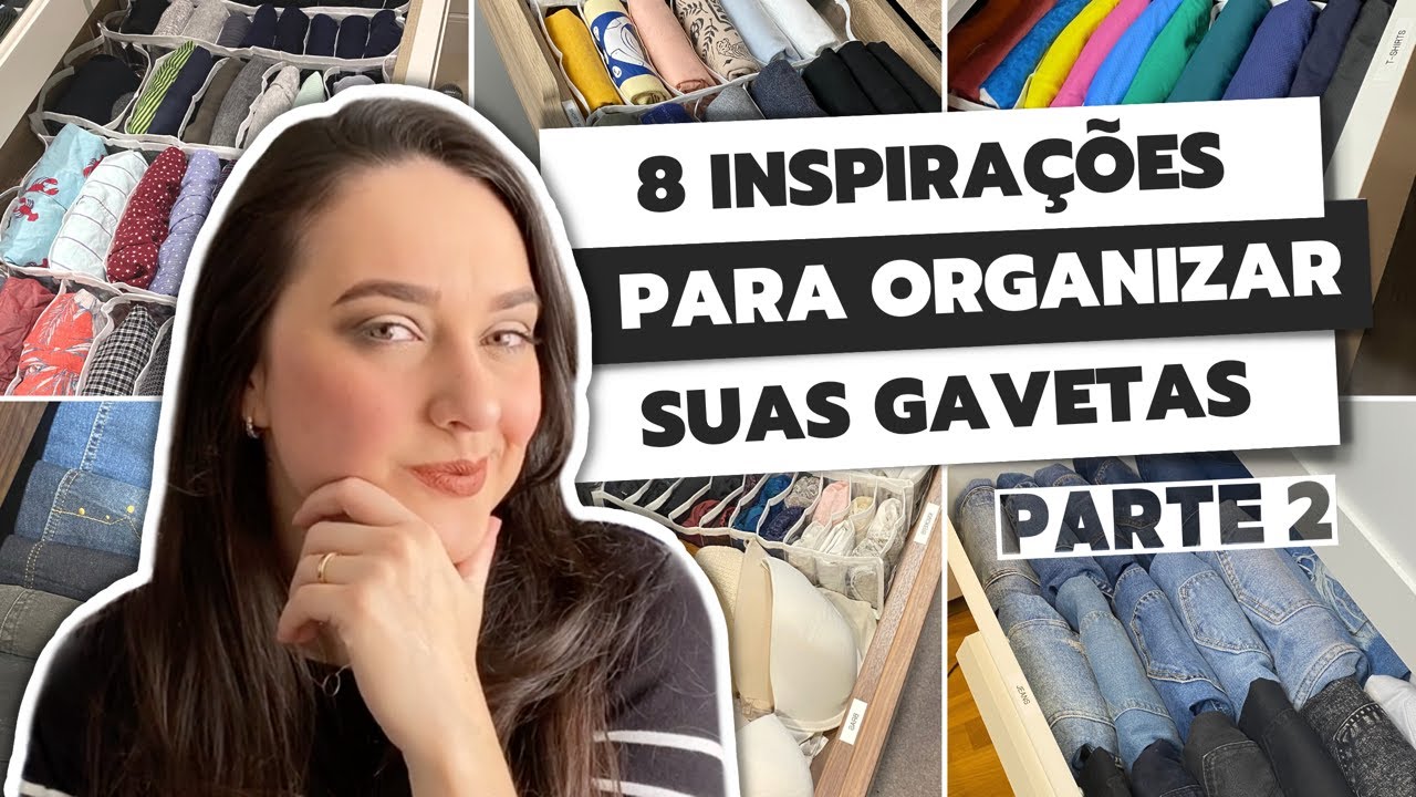 8 INSPIRAÇÕES PARA ORGANIZAR GAVETAS DO GUARDA-ROUPA - PARTE 2 | COMO ORGANIZAR GAVETAS EM 2024