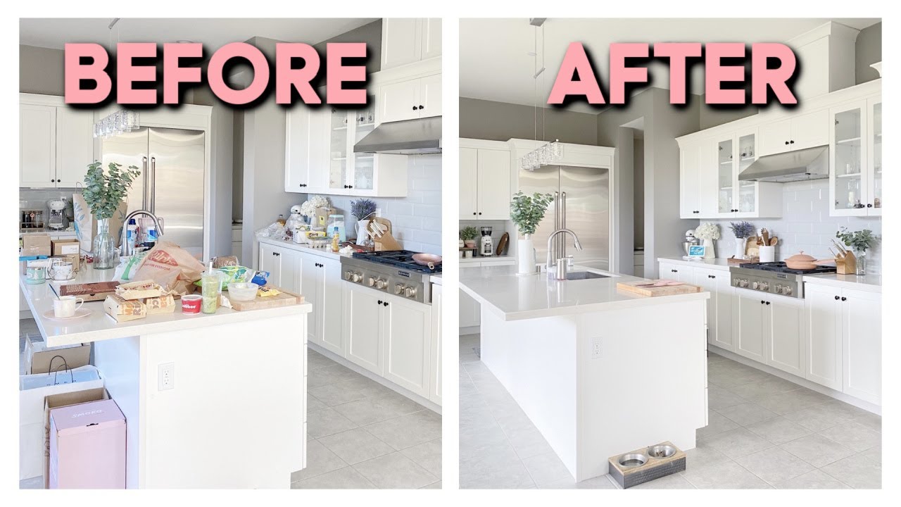 CLEAN WITH ME 2021 | Kitchen & Living Room | Cleaning Motivation