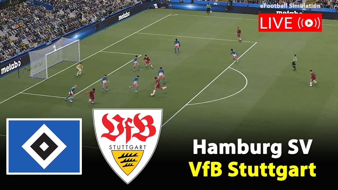 🔴Live- Hamburg SV gegen VfB Stuttgart | Bundesliga 2025/26 | eFootball PES21 Simulation