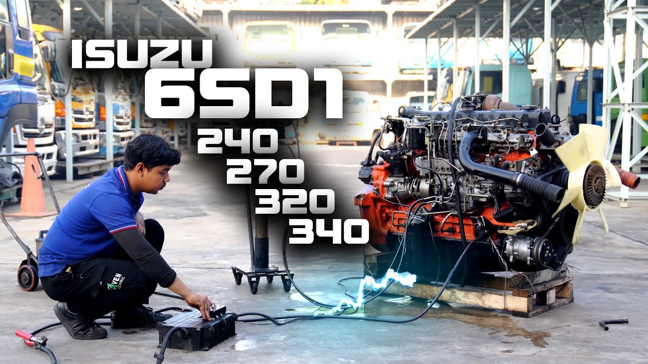 Король прибыл!! ISUZU 6SD1, всё в одном месте, король эпохи, лучший в линейке насосов 🦾