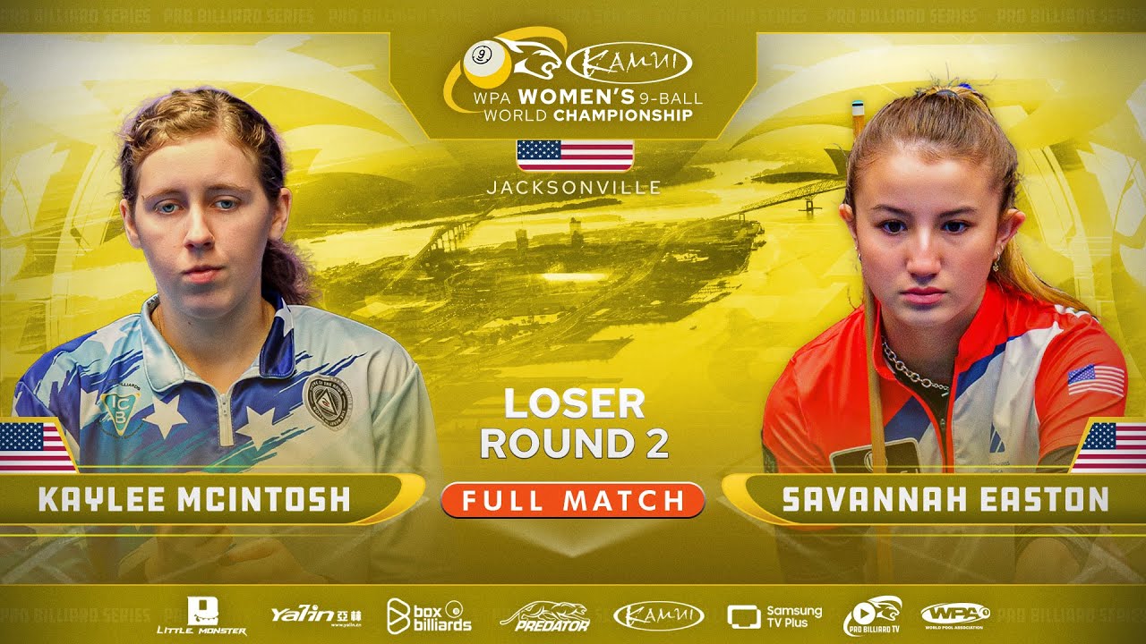 MCINTOSH vs EASTON ▸ Kamui WPA Women's 9-Ball World Championship 2025 🇺🇸