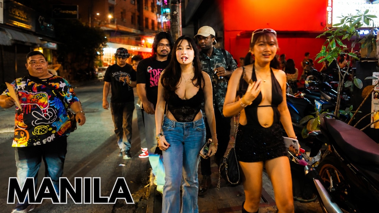 Walking Through Manila's Craziest Street at Night