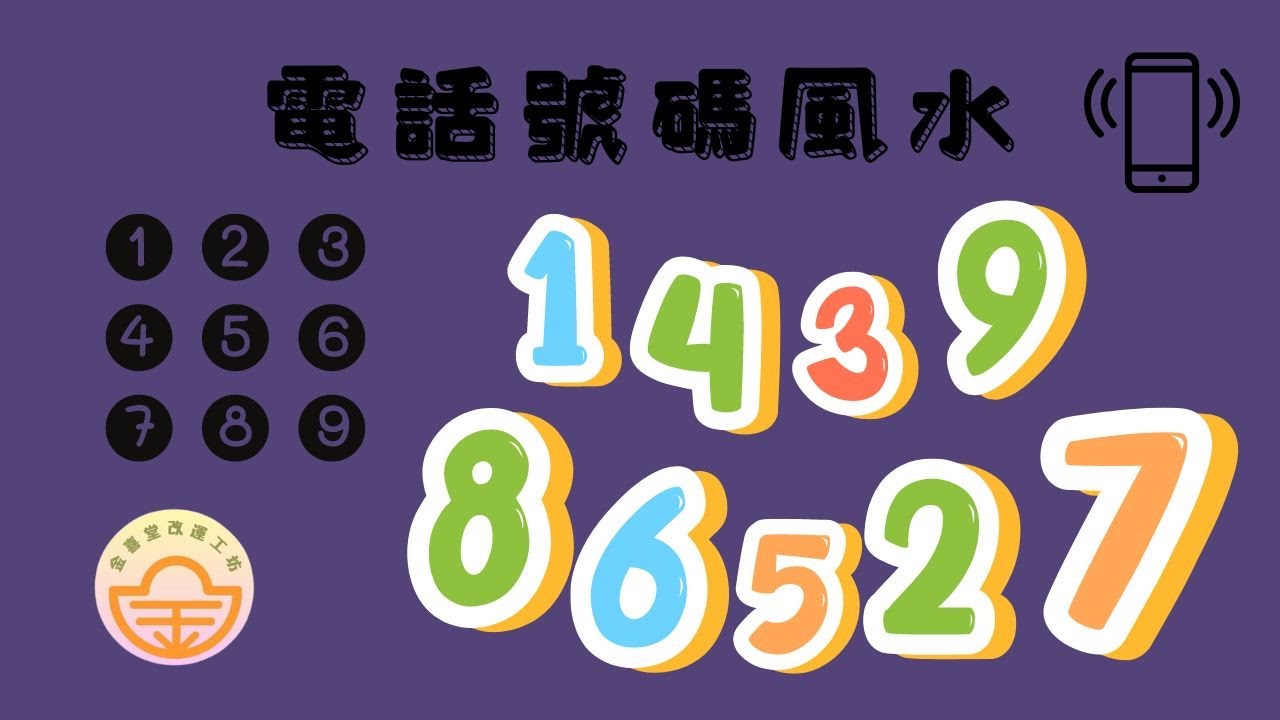 【風水八字命理】電話數字風水│五行生剋│數字陰陽│粵語中字│LuckyWay
