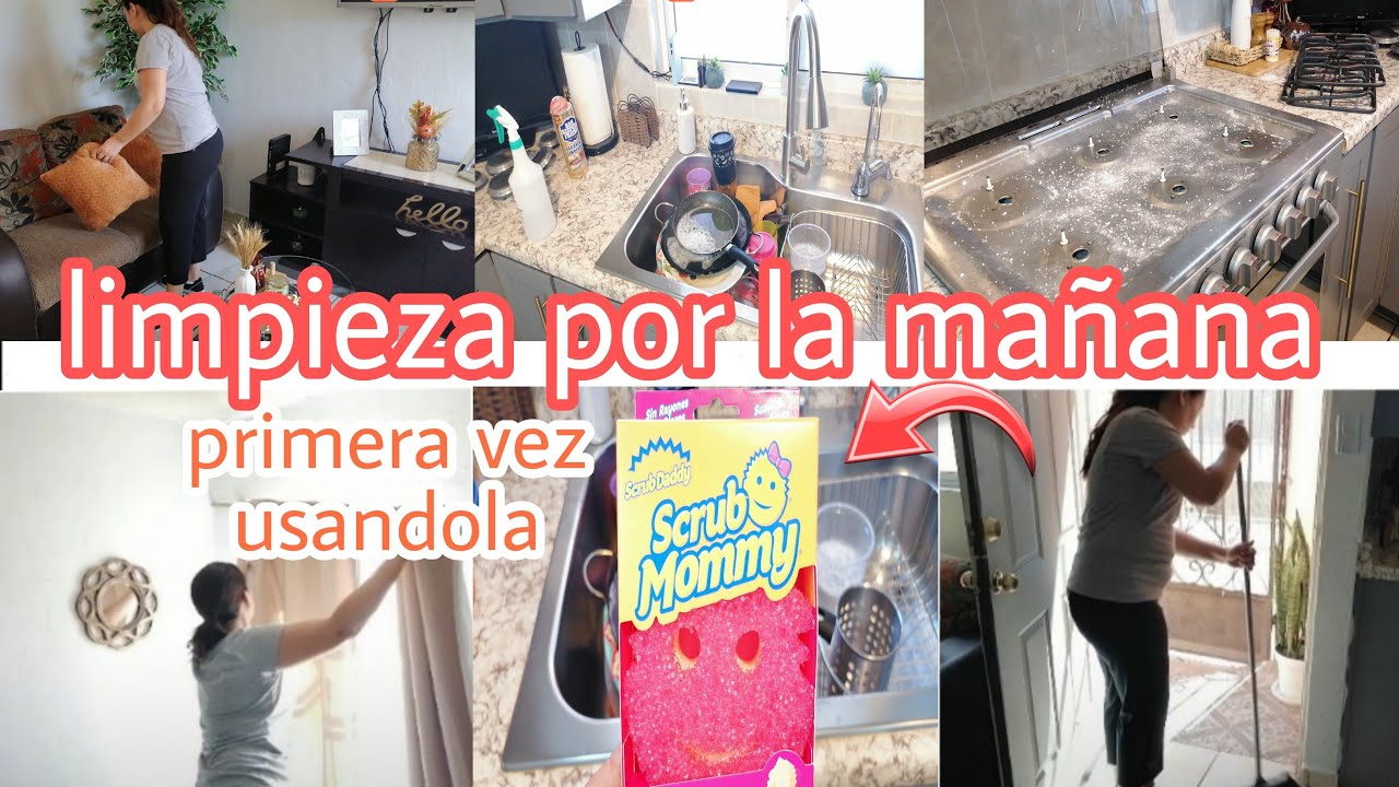 LIMPIEZA RAPIDA POR LA MAÑANA|RUTINA DE LIMPIEZA DEL HOGAR