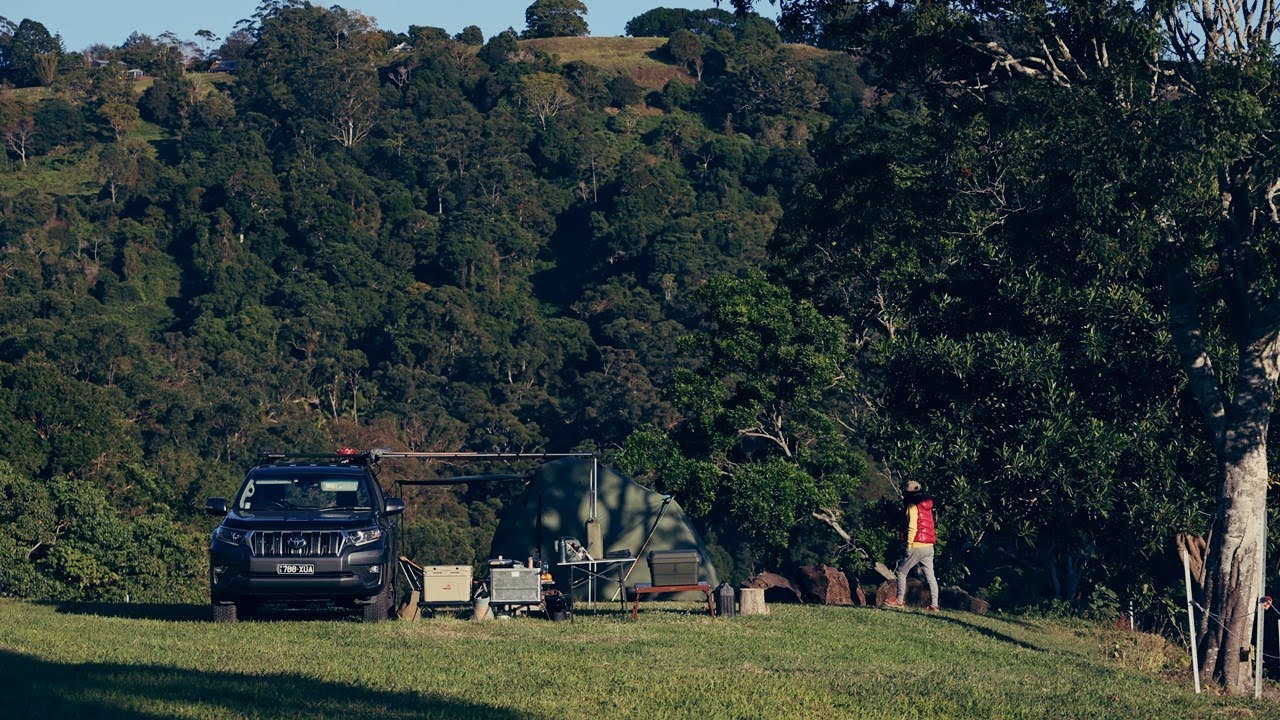 [ASMR] Camping with Toyota Prado 150 at Maleny Queensland Australia