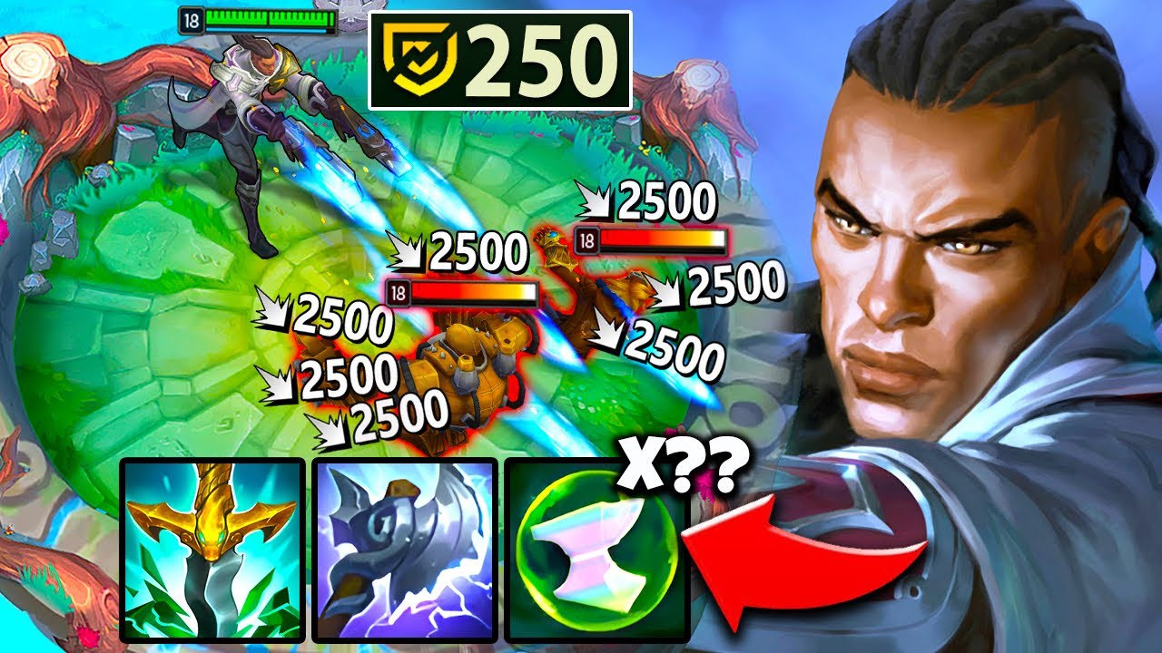 When Lucian hits 250 Lethality in Arena he does True Damage... (AND I HAVE A SWORD)