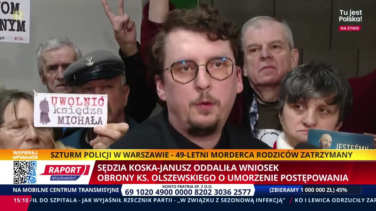 Skandaliczny proces! Ręcznie sterowana sprawa ks. Olszewskiego!
