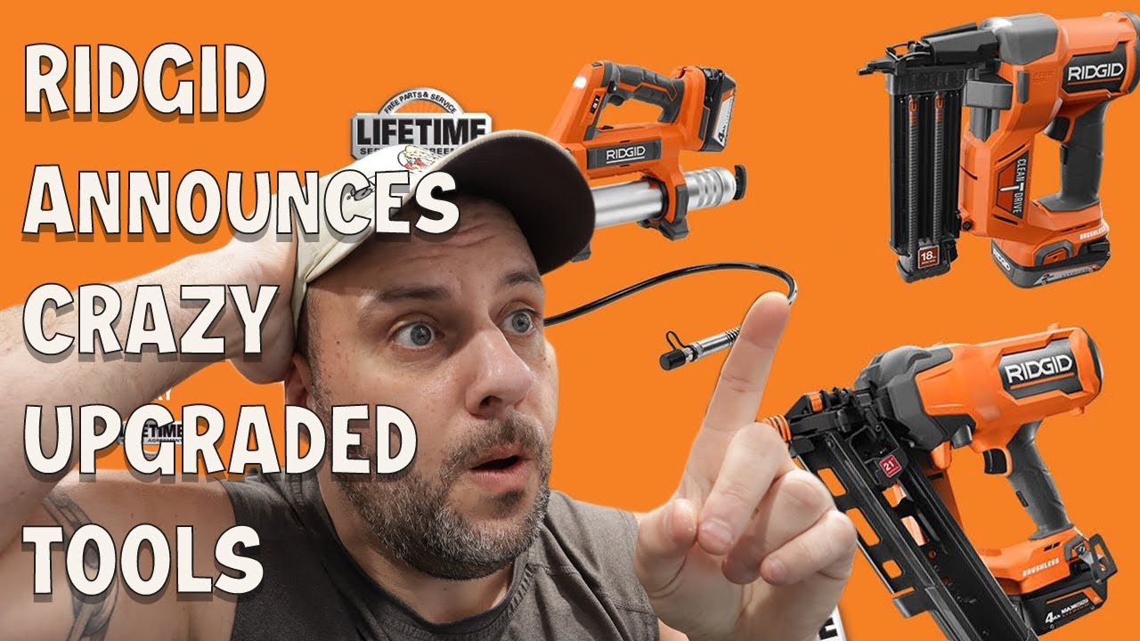 RIDGID Tools Just Dropped A Bomb and announced new tools that we have all be asking for!