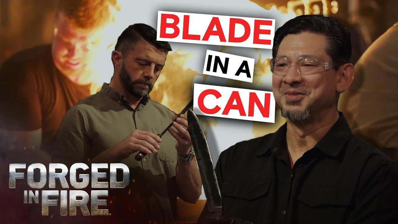 Lethal Gut Hook Knives *Forged from Blades In a Can* (Season 5) | Forged in Fire