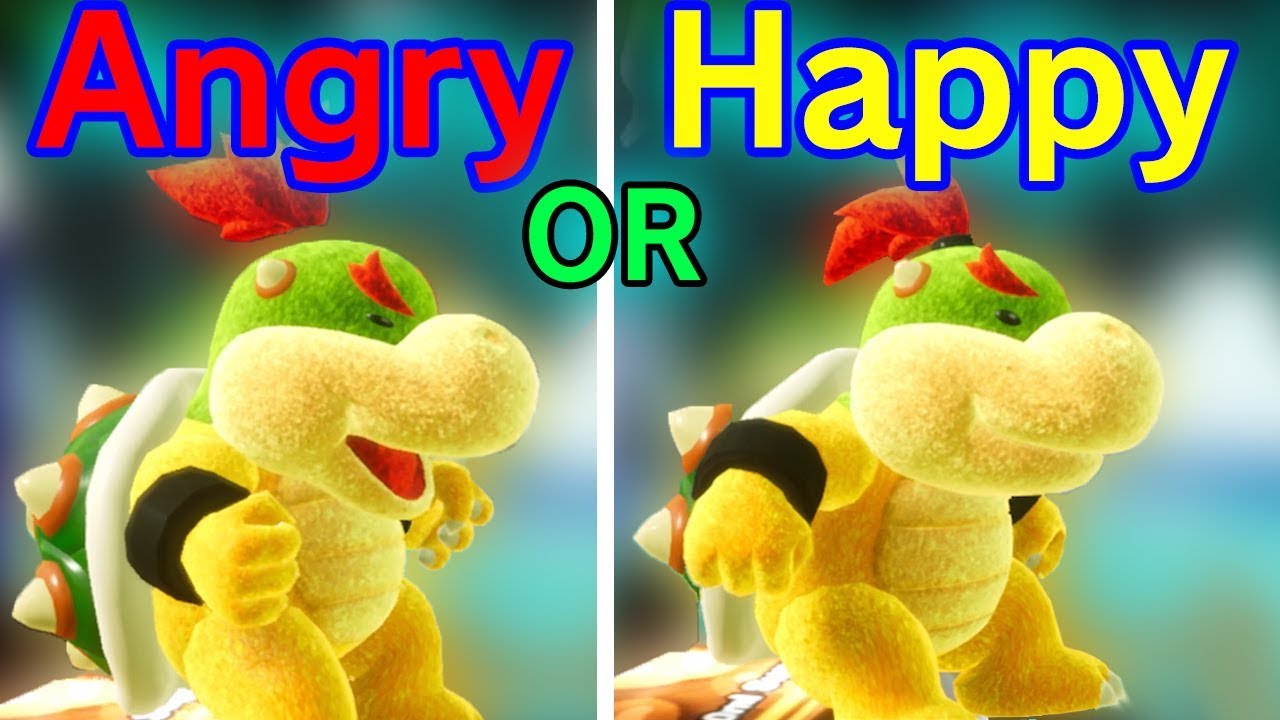 Make B-Bowser Angry Vs B-Bowser Happy - All Choices in Yoshi's Crafted World Cutscenes