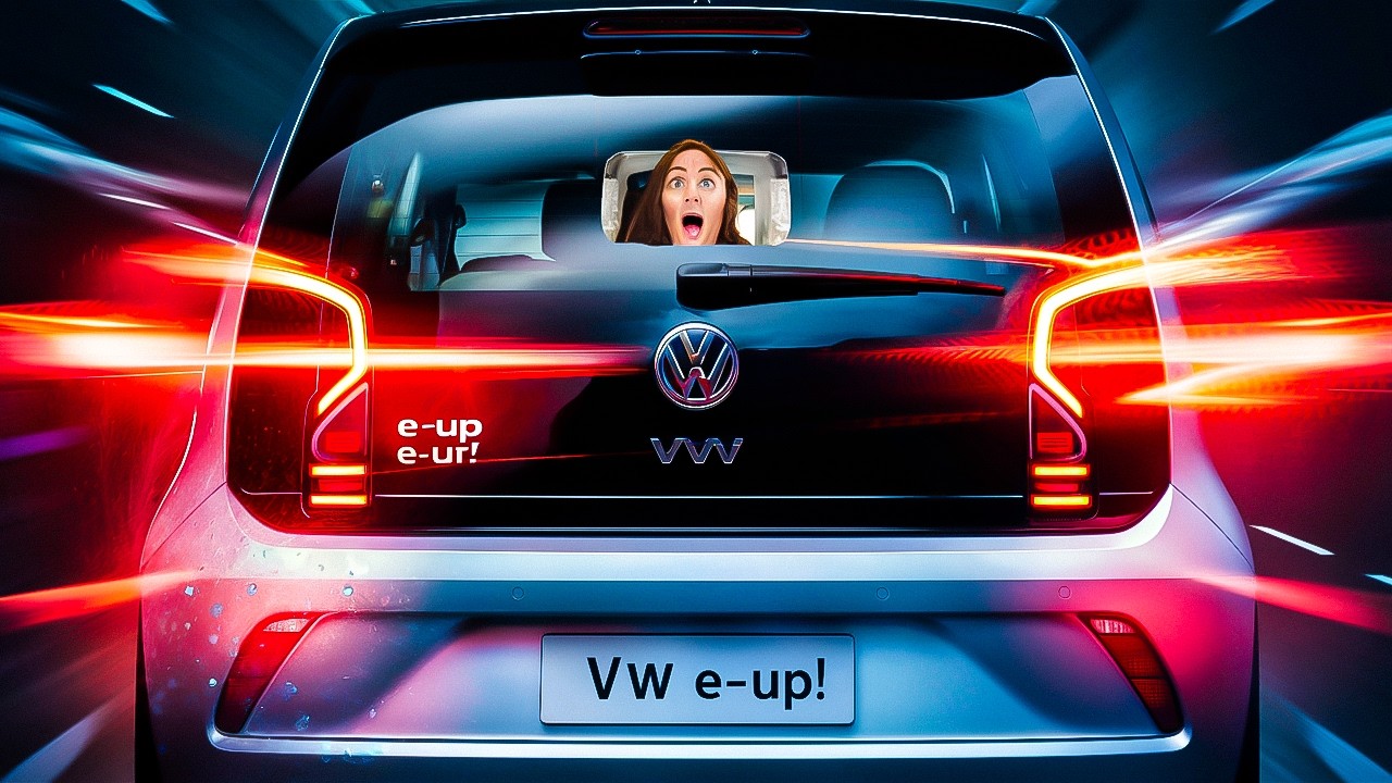 VW e-up! Brake Lights Test: Regenerative Braking in Action!