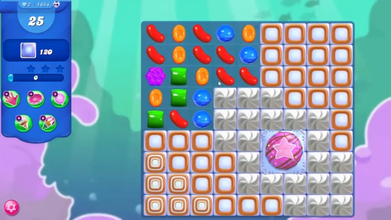 Candy Crush Saga LEVEL 1655 NO BOOSTERS