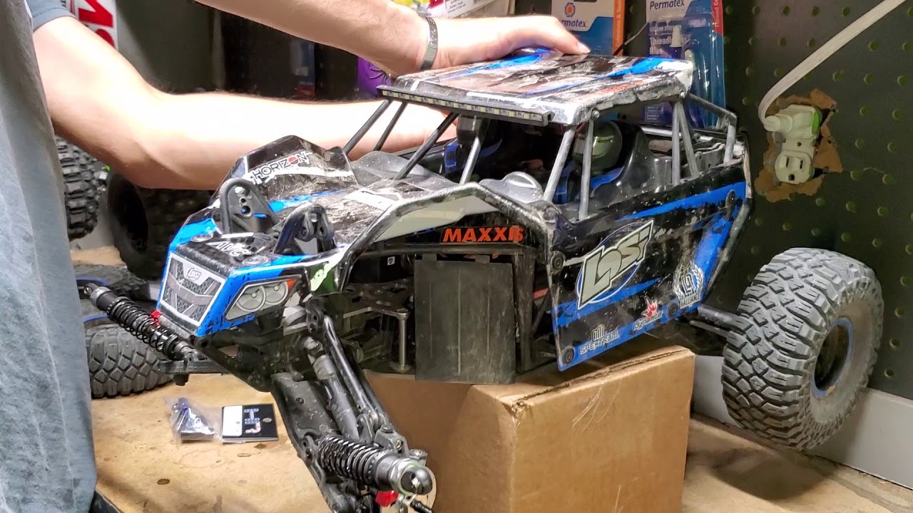 Losi Rock Rey Aluminum Steering linkage upgrade