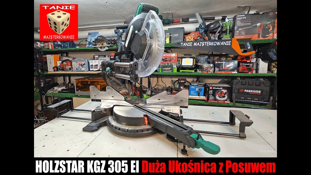 HOLZSTAR KGZ 305 EI Ukośnica do DUUŻYCH Zadań - Pierwszy Test Nowej Piły Ukosowej na YouTube !!!