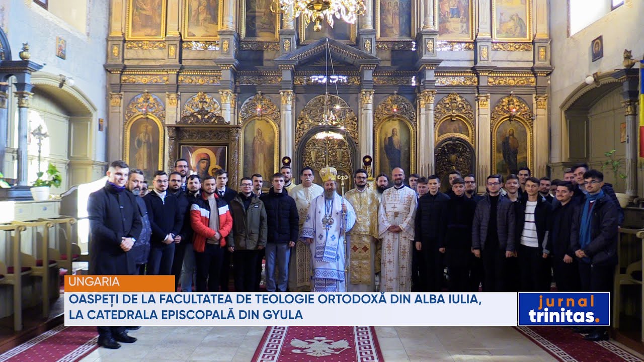 Oaspeți de la Facultatea de Teologie Ortodoxă din Alba Iulia, la Catedrala Episcopală din Gyula