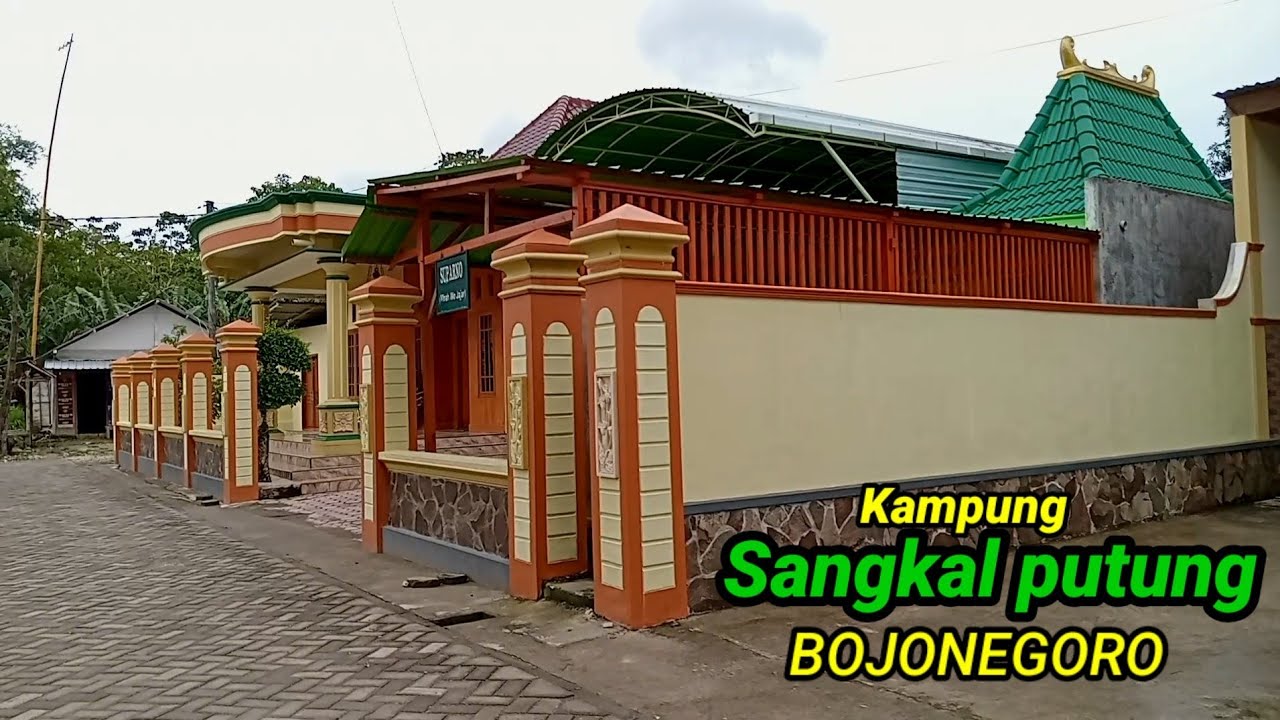 Kampung Sangkal Putung tradisonal Bojonegoro keren indah dan Kinclong.