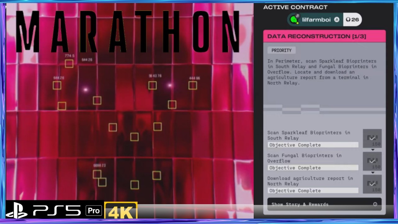 Marathon - Data Reconstruction 1 - Sparkleaf, Fungal Bioprinters & Agriculture Report Timestamped