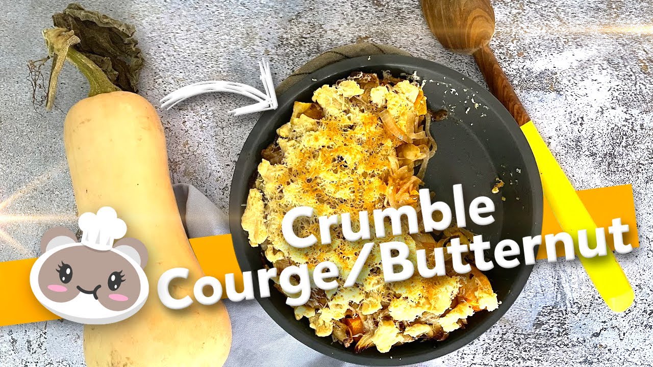 Crumble à la courge butternut VEGGIE 🌿