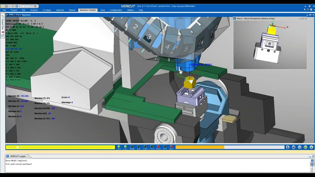 Brother M300X2 -  5 axis  MILL TURN