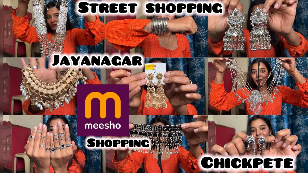 Meesho, Jayanagar, Chickpete shopping 🛍️ #haul @AnupallaviG l