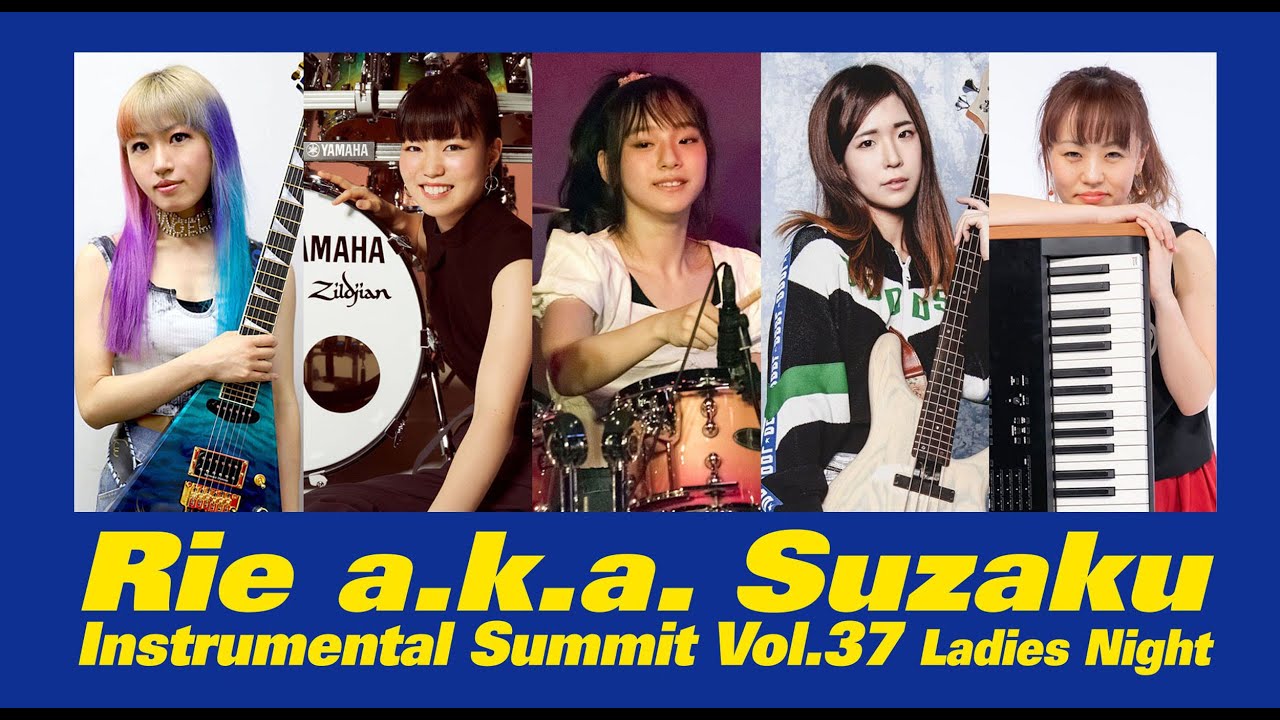 Urban Highway / Summer Carnival ＞　Rie a.k.a. Suzaku (G)／川口千里 (Dr)／佐藤奏 (Dr)／星野李奈 (B)／池尻喜子 (Kb)