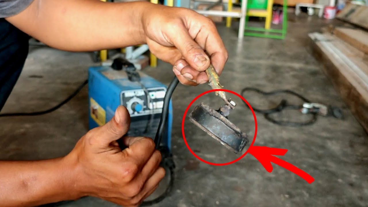 MENEMPEL KUAT !! Cara Membuat Grounding Las Dari Magnet