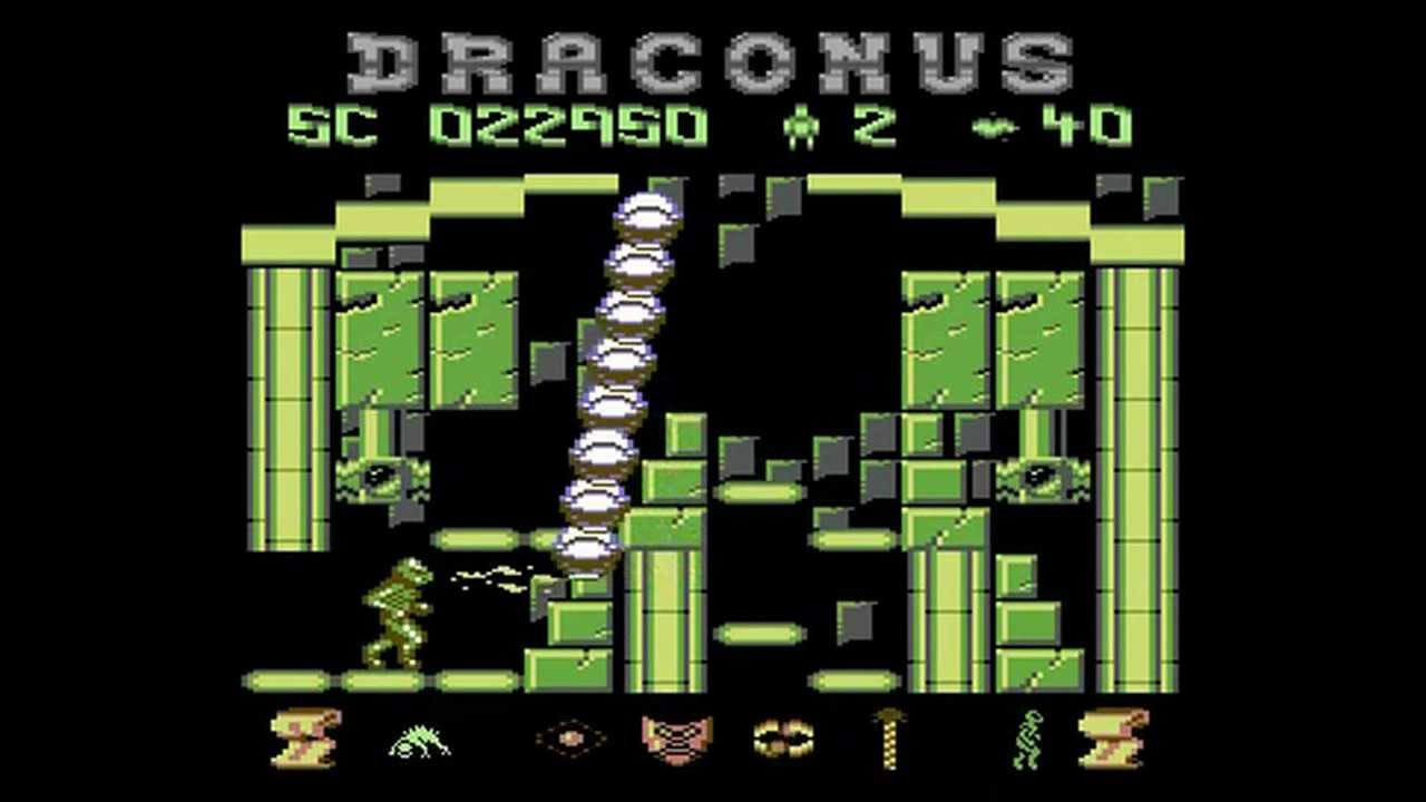 Draconus - C64 Longplay / Walkthrough