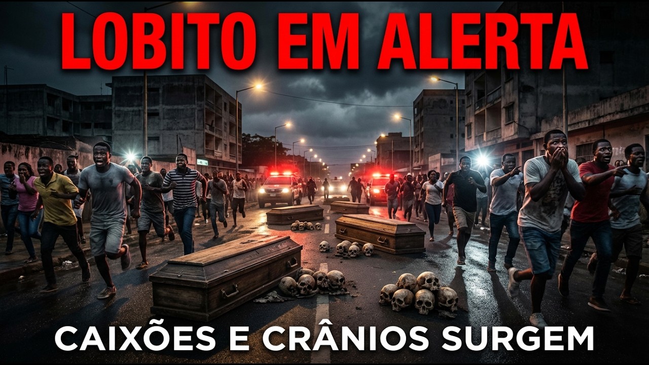 Lobito em Alerta: Caixões e Crânios Surgem na Via Pública e Assustam Moradores