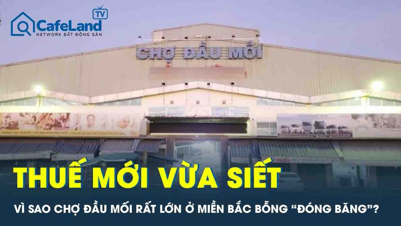 Chuyện lạ: Thuế mới vừa siết, vì sao chợ đầu mối rất lớn ở miền Bắc bỗng “đóng băng”?