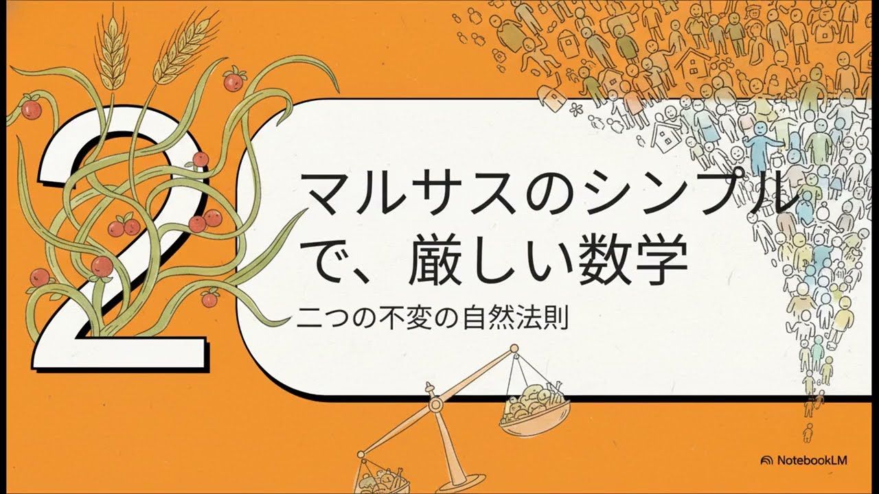 vol 042：マルサスの罠：18世紀の論文が残す影：人口論