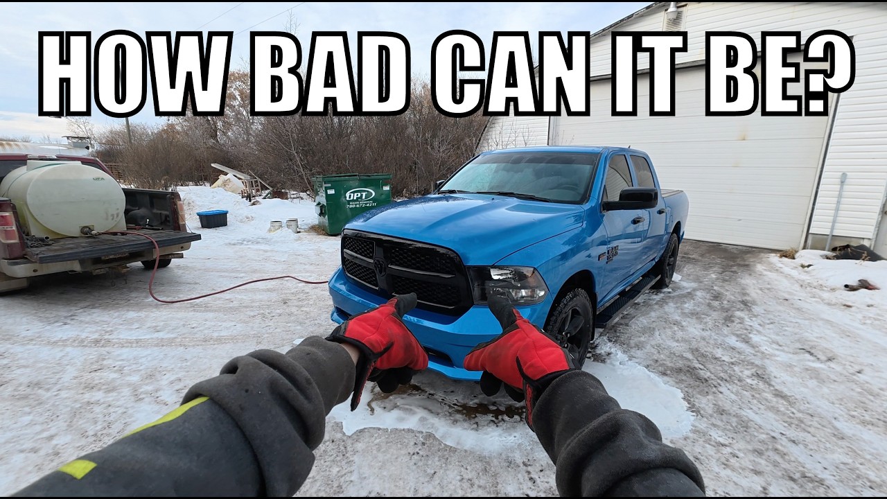 POV — Замена масла и воздушного фильтра в Ram 1500 2023 года выпуска.