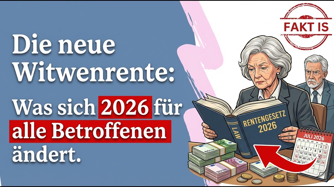 Mehr Geld für DICH - Witwenrente 2026