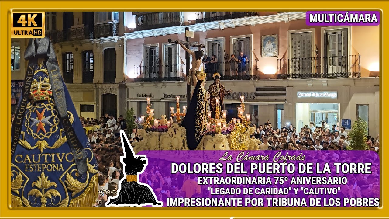 DOLORES DEL PUERTO DE LA TORRE. EXTRAORDINARIA 75 ANIVERSARIO. IMPRESIONANTE TRIBUNA DE LOS POBRES.