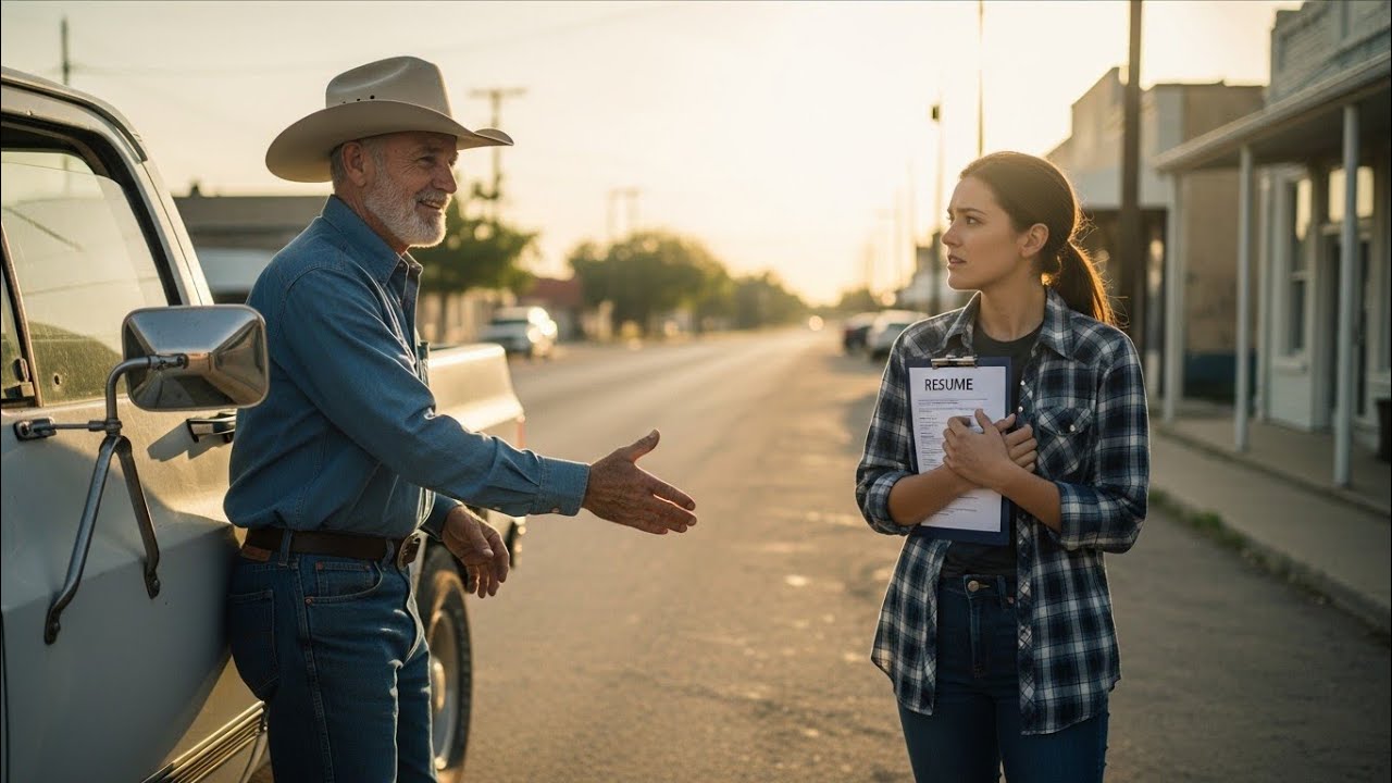 No One Would Give Her a Job — Until a Rancher Asked a Question That Changed Everything