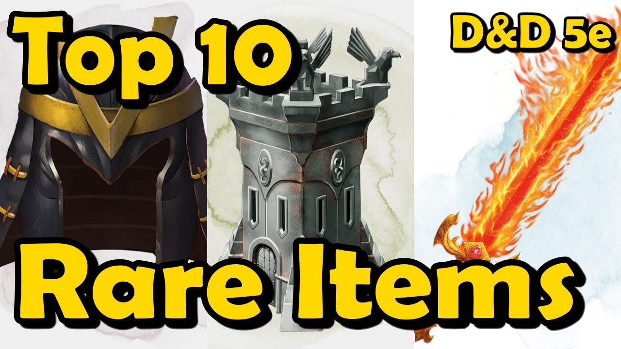 Top 10 Rare Quality Magic Items in DnD 5e