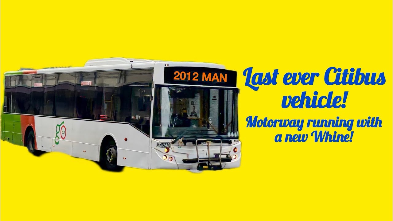 Go Bus #3350 - 2012 MAN 15.250 (MCV Evolution Elite/Voith) Motorway Running with a New Whine